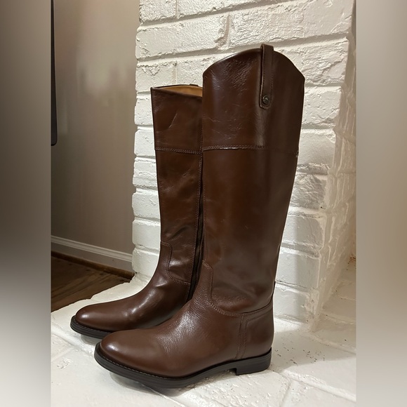 NWT Enzo Angiolini Ellerby Brown Boots 7 1/2 - Picture 2 of 9